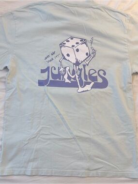 Light Blue Jungles Graphic Tee